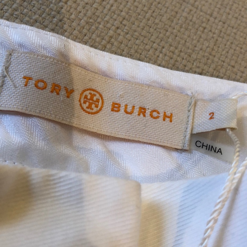 BRAND NEW!! Tory Burch white pants!!! - Picture 2 of 2